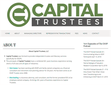 Tablet Screenshot of captrustees.com